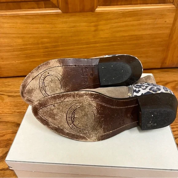 Golden Goose Young Boots in Tobacco Suede- Ice Leopard, Size 40 - Picture 9 of 12